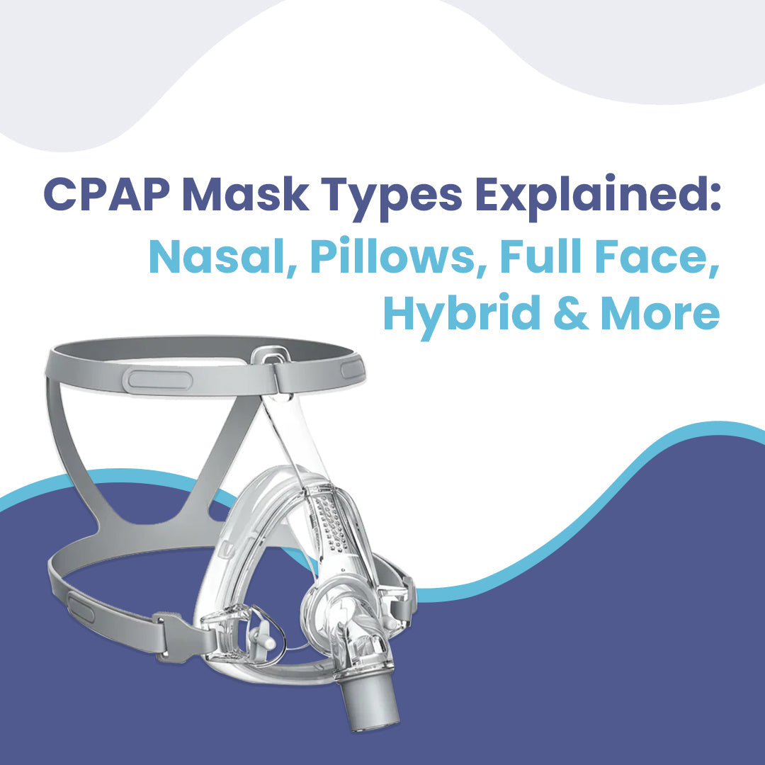 CPAP Mask Types Explained: Nasal, Full Face & More