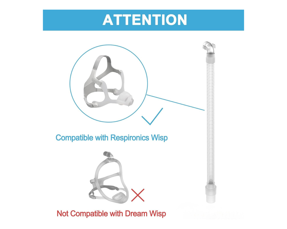 Connecting Hose for Wisp, Quick-Release Elbow Swivel Tube Only Compatible with Wisp