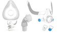 OxyStore AirFit F20 and AirTouch F20 frame components with quick-release elbow for easy use.
