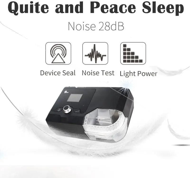 BMC G2S A20 Sleep Ventilator, Fully Automatic Sleep Breathing Machine, Anti Snore Devices, 4-20 hPa Improved Sleeping, with a Full Size Nose Mask Set - CPAPstudio.co.uk