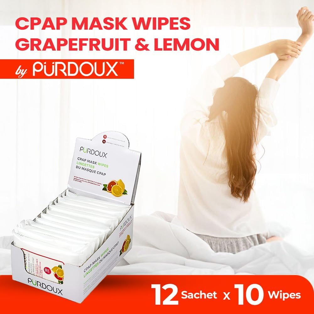 Purdoux 100% Cotton CPAP Mask Wipes