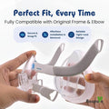 Replacement assembly for AirFit F20 with snug fit, easy removal, and reliable design for comfort.