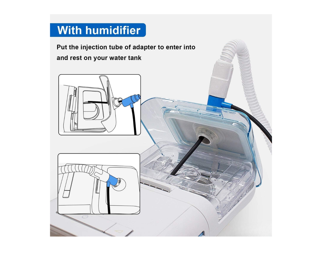 Tubing Adapter Compatible with AirSense 10 & for AirCurve 10 Series,for System One Series, for S9/S10 Series Machines