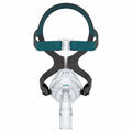 Lowenstein CARA Nasal Mask Front View with Headgear