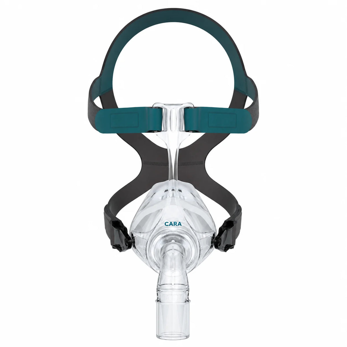 Lowenstein CARA Nasal Mask Front View with Headgear