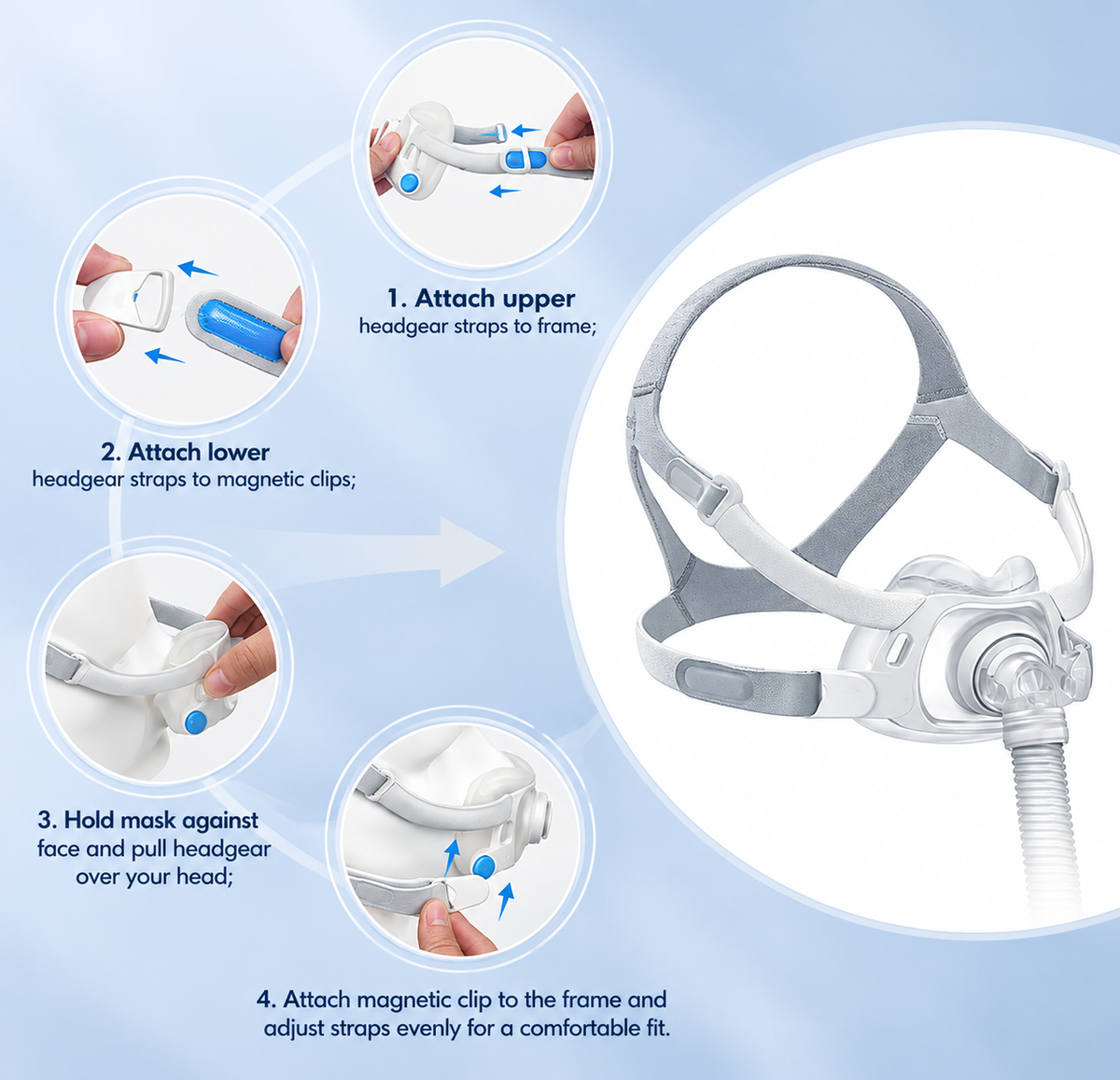 Airfit F40 replacement mask for Resmed