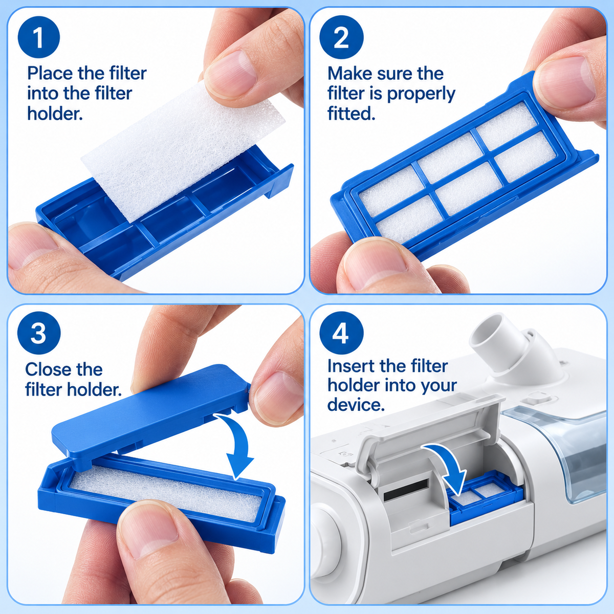 DreamStation Replacement Filters with Reusable Filter Slots