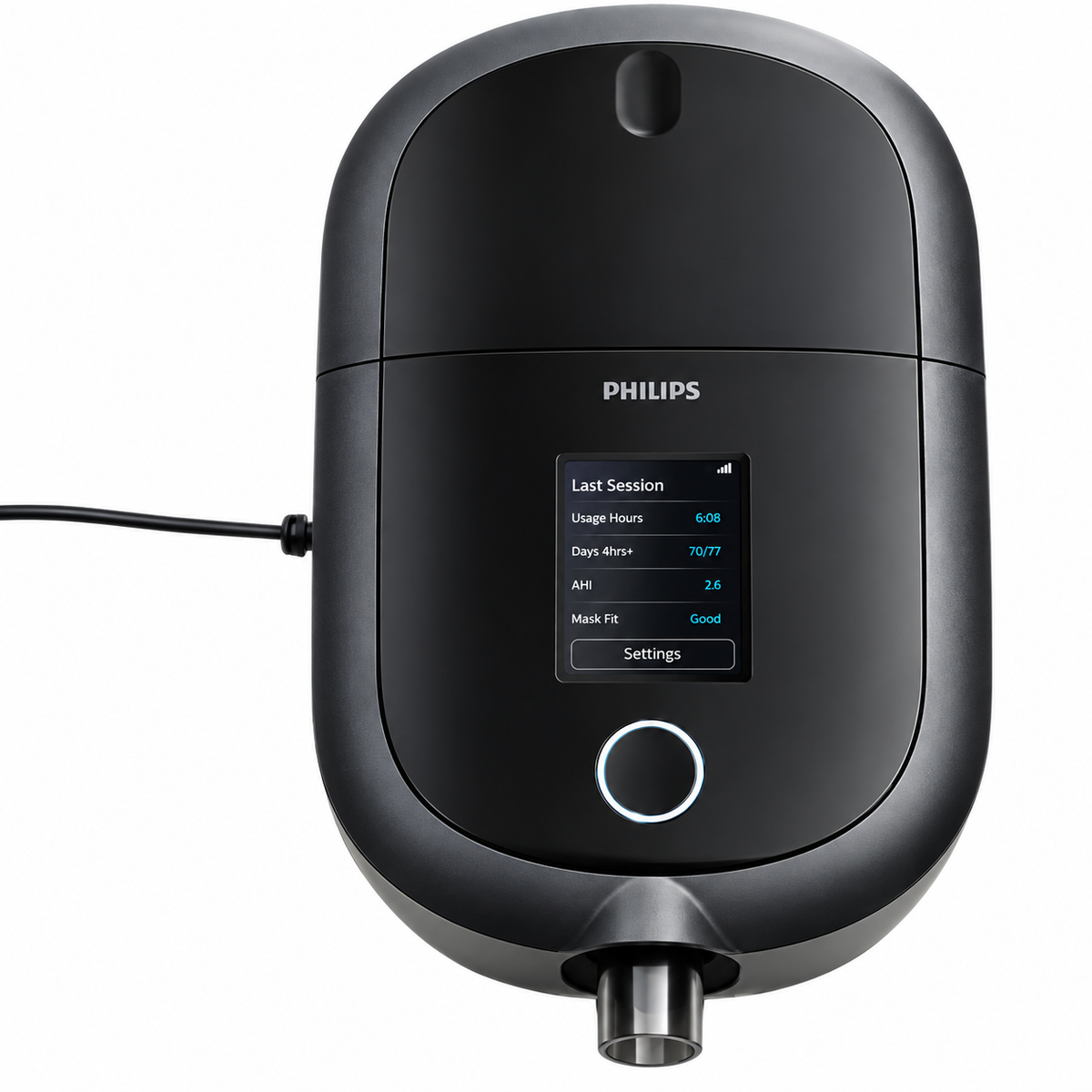 Philips DreamStation 2 Advanced Auto CPAP Machine – Front View