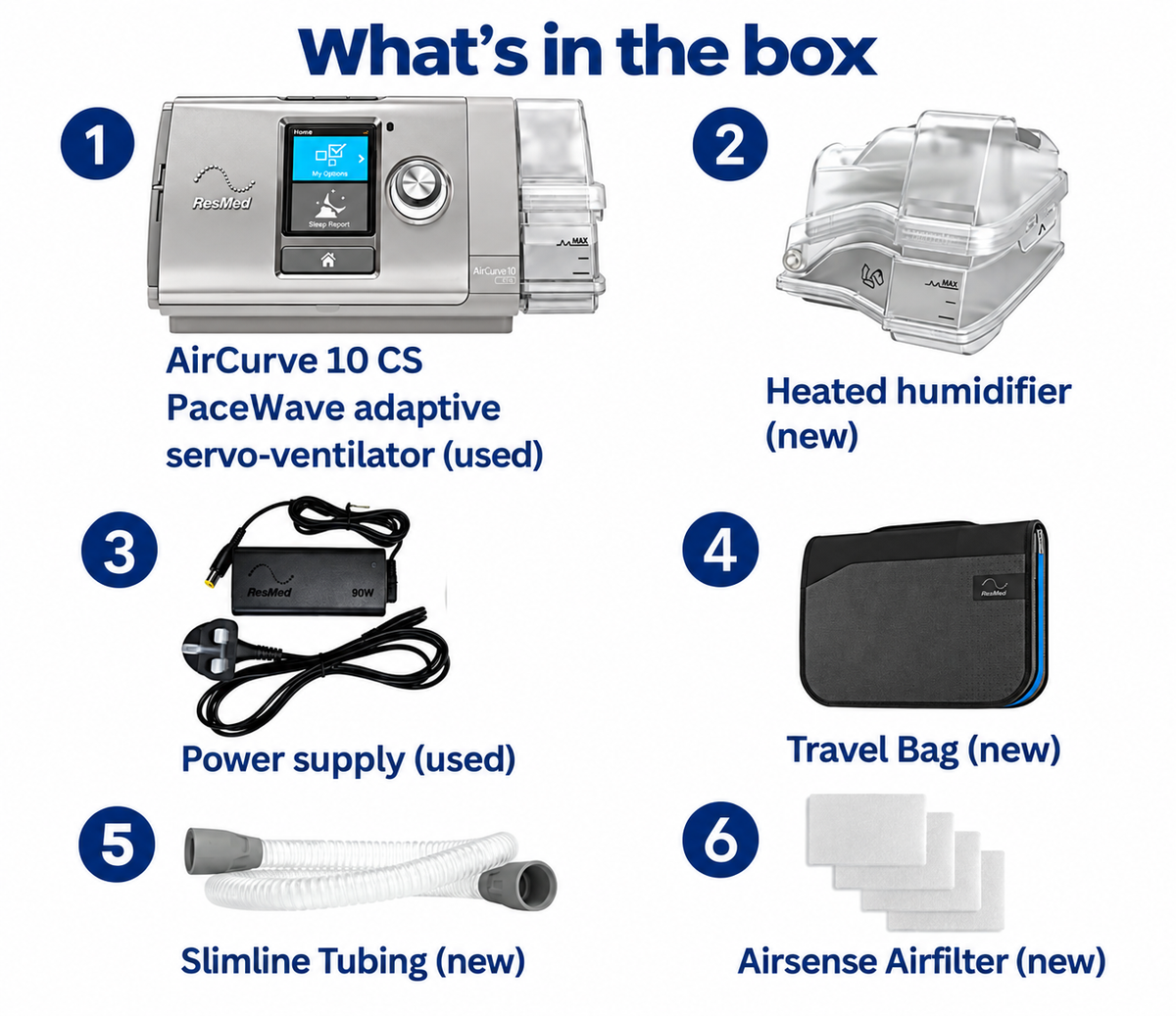 AirCurve 10 CS PaceWave adaptive servo-ventilator Reconditioned