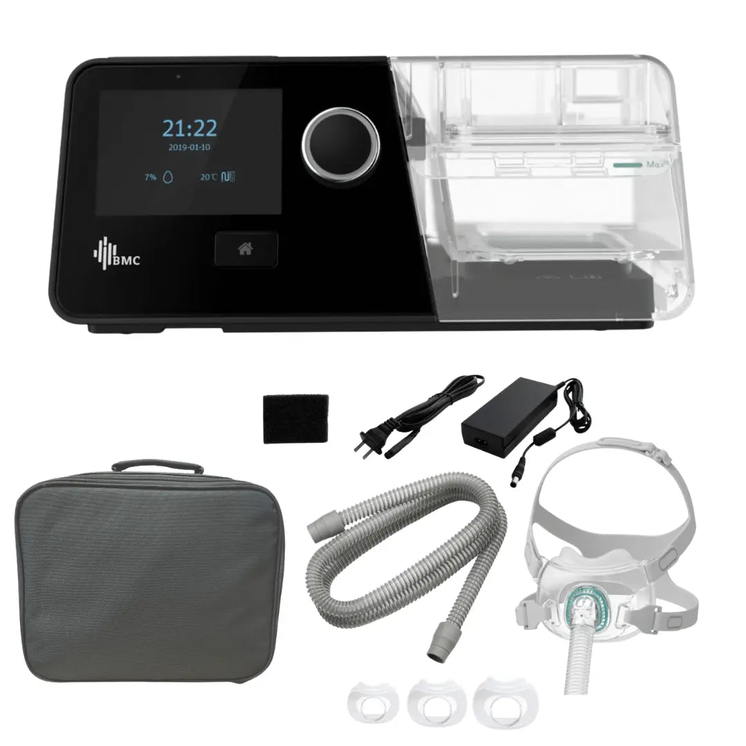 BMC G3 Auto CPAP with Humidifier & F6 Full Face Mask Package - CPAPstudio.co.uk