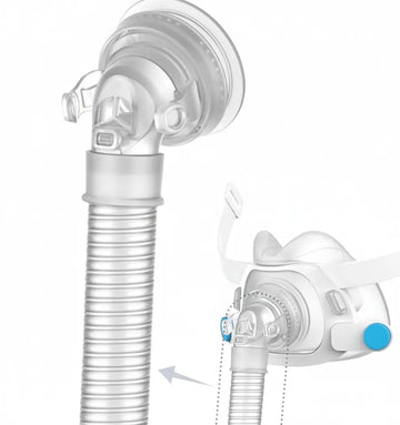 Replacement AirFit F40 QuietAir Elbow Tube – Short Tube & Vent Kit - CPAPstudio.co.uk