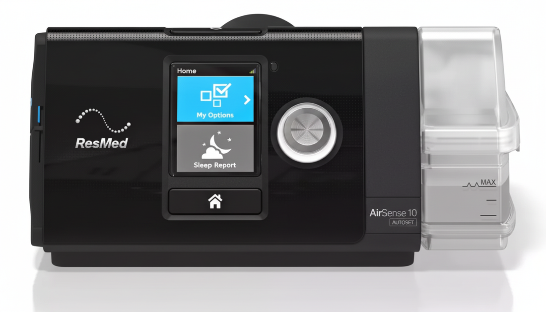 Resmed Airsense 10 Autoset with Airfit F40, Tubing and humidifier
