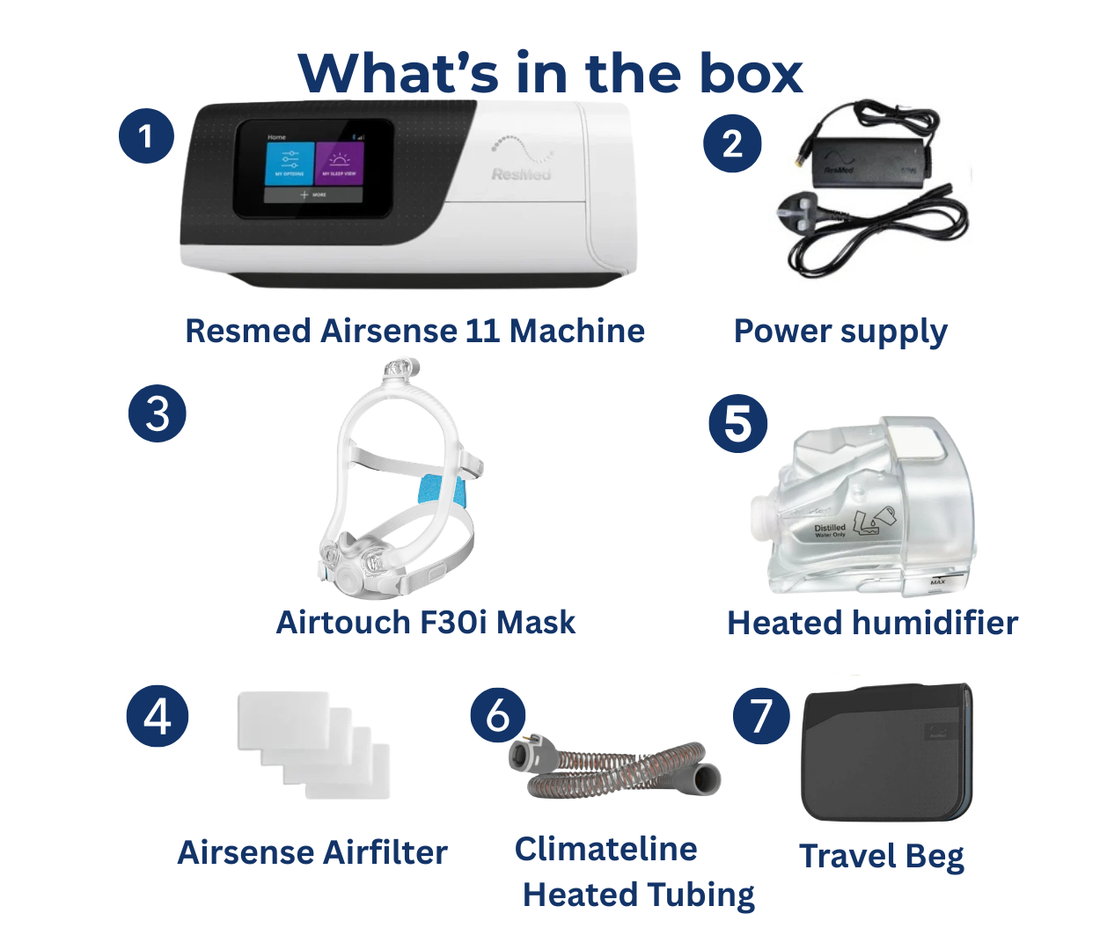 ResMed AirSense 11 AutoSet with Airtouch F30i Mask