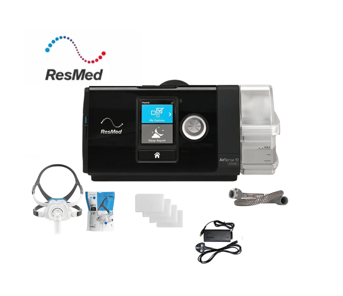 ResMed AirSense 10 AutoSet Bundle – F40 Mask, Tubing & Humidifier Reconditioned