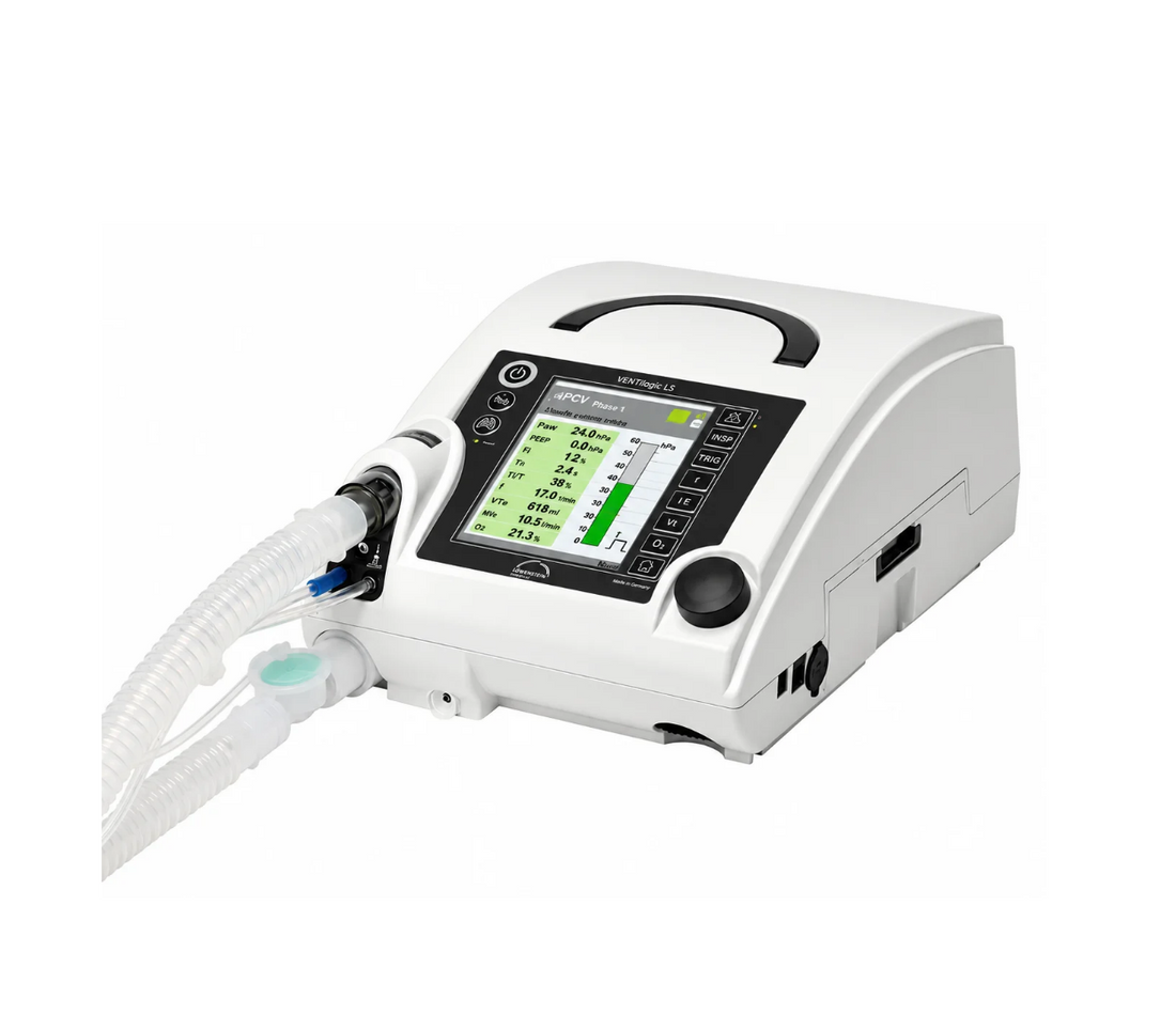 Lowenstein VENTIlogic LS Portable Ventilator with Tubing and Accessories