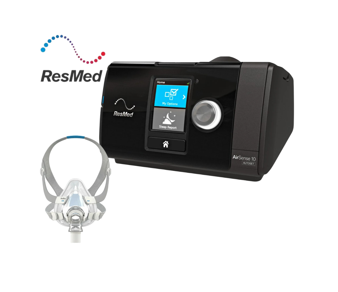 ResMed AirSense 10 Auto CPAP Machine with AirfitF20 Full Face Mask