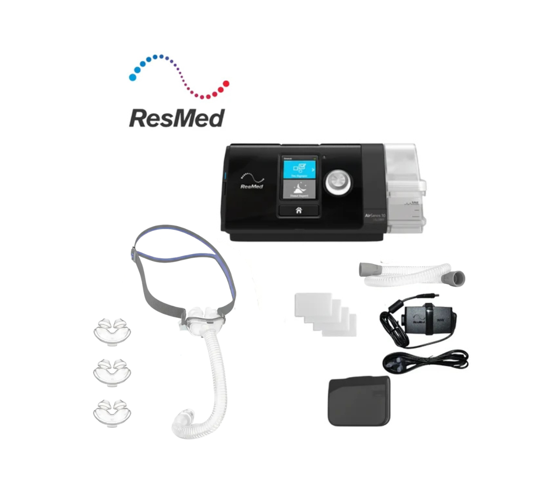 ResMed AirSense 10 AutoSet With AirFit P10 FitPack, Heated Humidifier & Tube