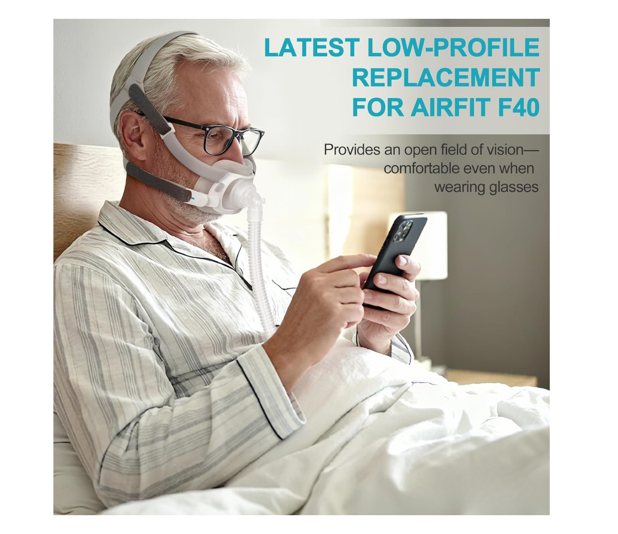 Airfit F40 - Frame & Swivel Tubing Combo for F40 Full Face Mask Respure