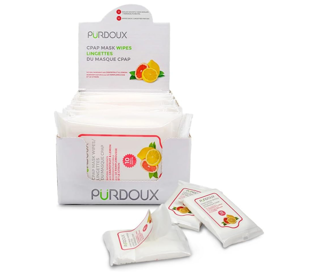 Purdoux 100% Cotton CPAP Mask Wipes