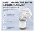 Replacement Swivel Elbow Connector Compatible with Airfit N30i&P30i&F30i,Tube Quick-Release Elbow,Great-Value