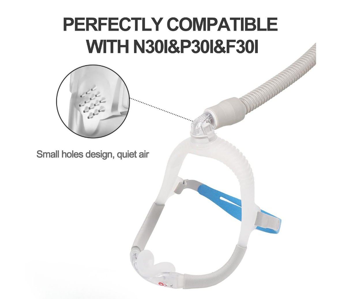 Replacement Swivel Elbow Connector Compatible with Airfit N30i&P30i&F30i,Tube Quick-Release Elbow,Great-Value