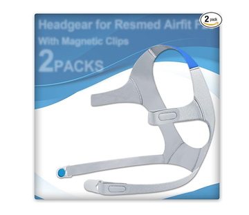 2Packs Replacement CPAP Headgear for AirFit F20 with Clips