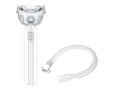 Quick Release Tube Compatible with Amara View, Only Short Tube for AV, No Elbow, Improved Design and Upgraded Material - CPAPstudio.co.uk