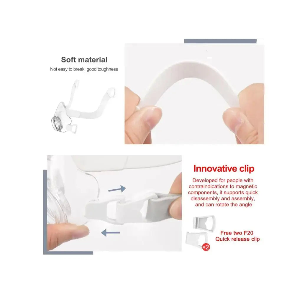 Respure non-magnetic replacement mask for Airfit F20