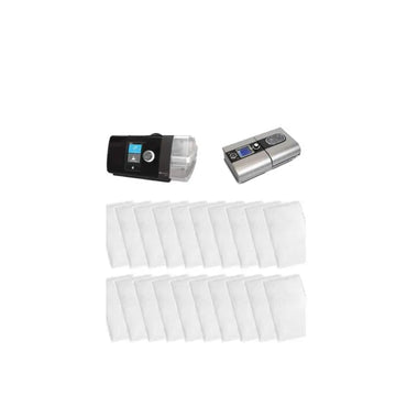 RESPURE CPAP Air Filters Compatible with AirSense, AirCurve 10 & S9 Device, Ultra-Fine Air Filters | Reliable Filtration (60 Filters) Respure