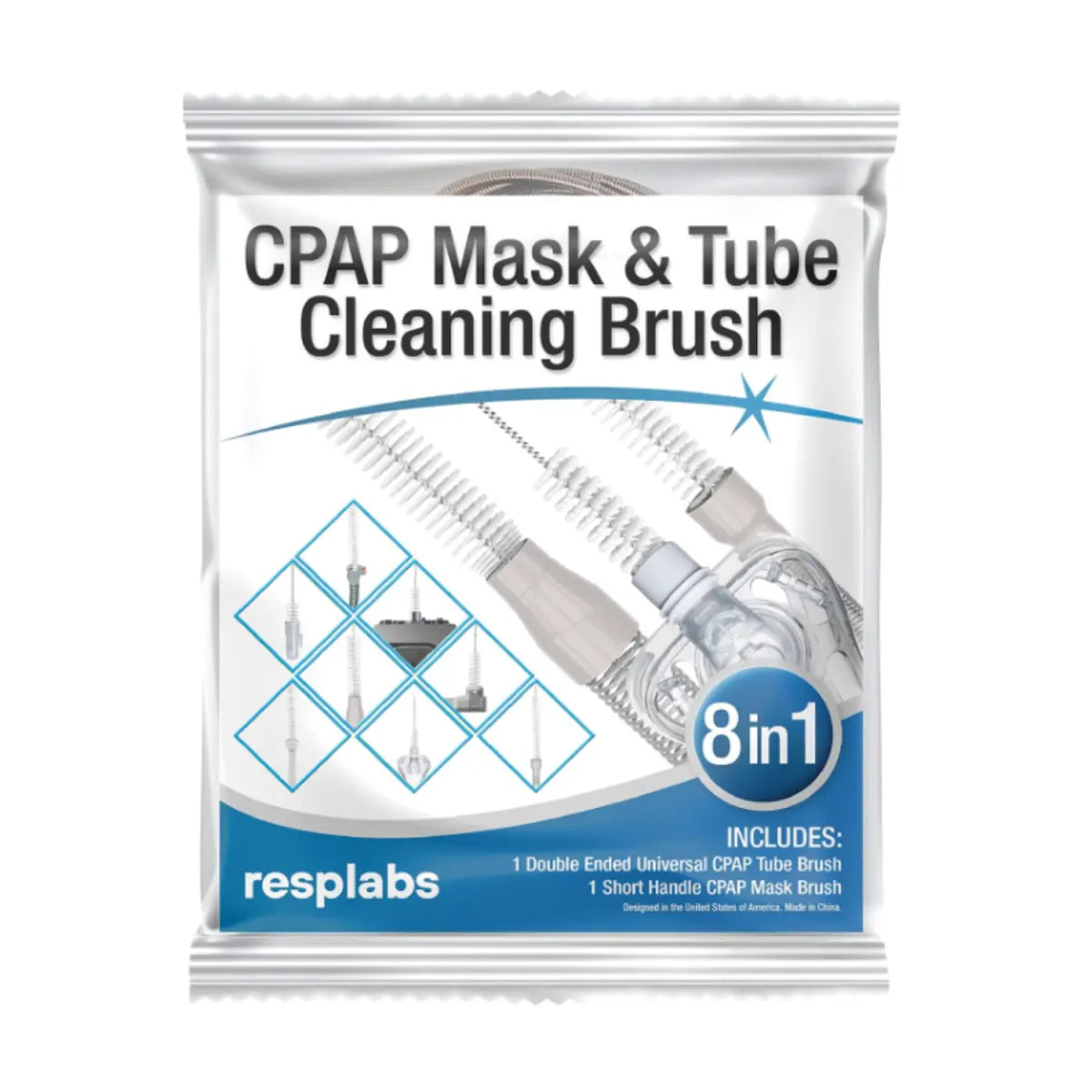 CPAP Mask & Hose Cleaning Brush Kit from CPAPHero - CPAPstudio.co.uk
