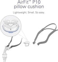 AirFit P10 nasal pillow cushion with lightweight design, ideal for comfort and easy use in sleep therapy.