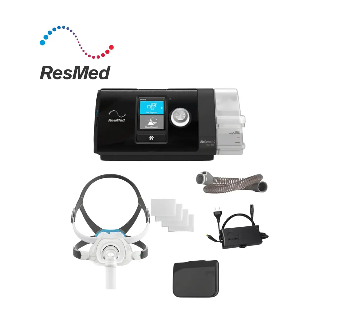 ResMed AirSense 10 AutoSet Bundle – F40 Mask, Tubing & Humidifier - CPAPstudio.co.uk