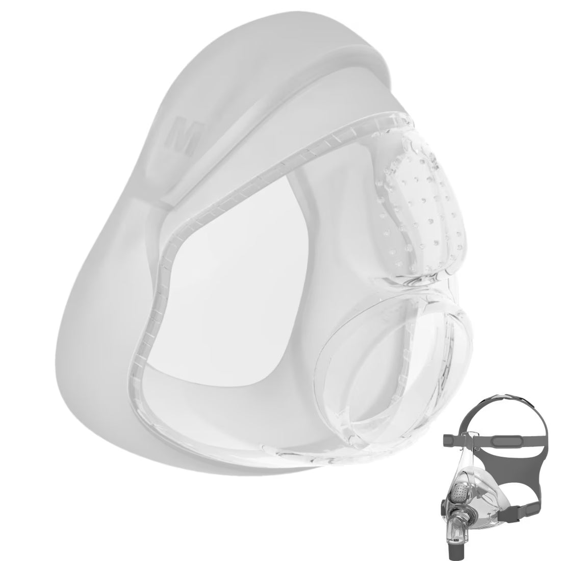 Replacement cushion seal for F&P SIMPLUS CPAP mask, medium size, designed for optimal comfort and seal.