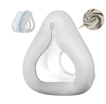 Premium velvet touch Cushion for Airfit F20 & for Airtouch F20 - 1 Pack or, 2 Pack Full-Face Cushion for F20 Mask , Respure Innovative CPAP Fabric-Silicone Hybrid Cushion Replacement - Gray/General - CPAPstudio.co.uk
