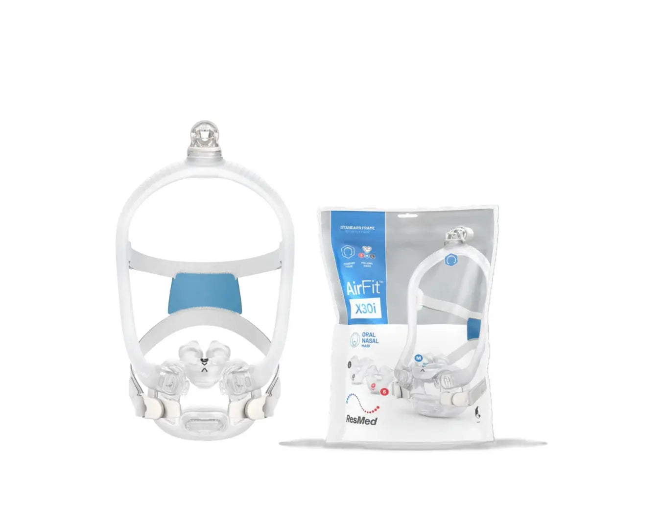 ResMed AirFit X30i Full Face CPAP/BiPAP Mask – FitPack - CPAPstudio.co.uk
